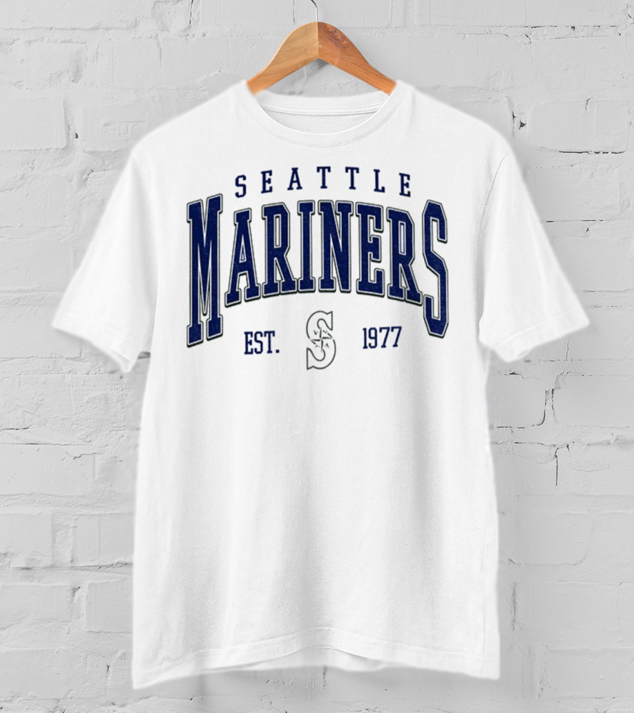 Seattle Mariners Est 1977 Vintage MLB Baseball T-Shirt