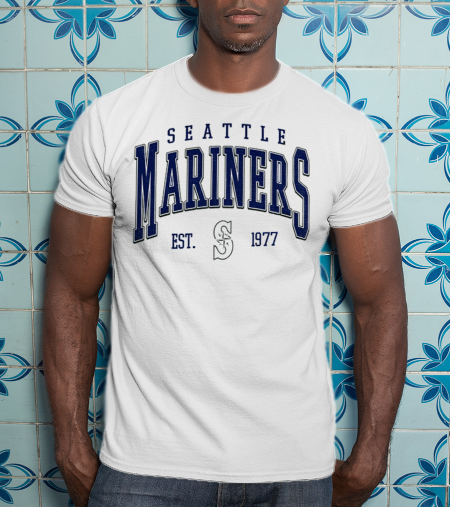 Seattle Mariners Est 1977 Vintage MLB Baseball T-Shirt