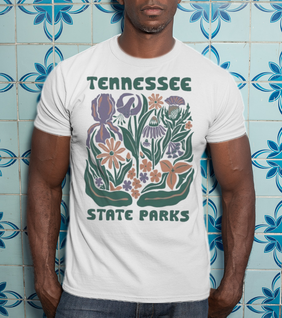 Tennessee State Parks Flowers Wildflower Collection T-Shirt
