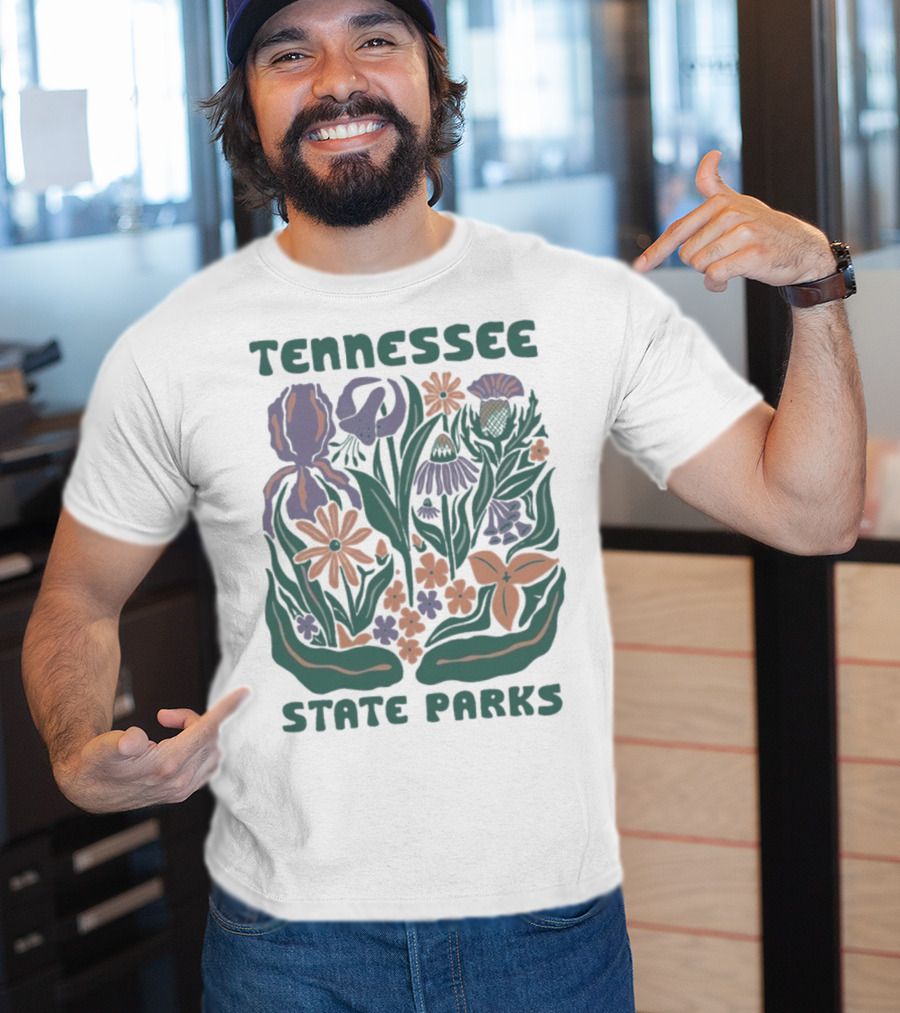 Tennessee State Parks Flowers Wildflower Collection T-Shirt