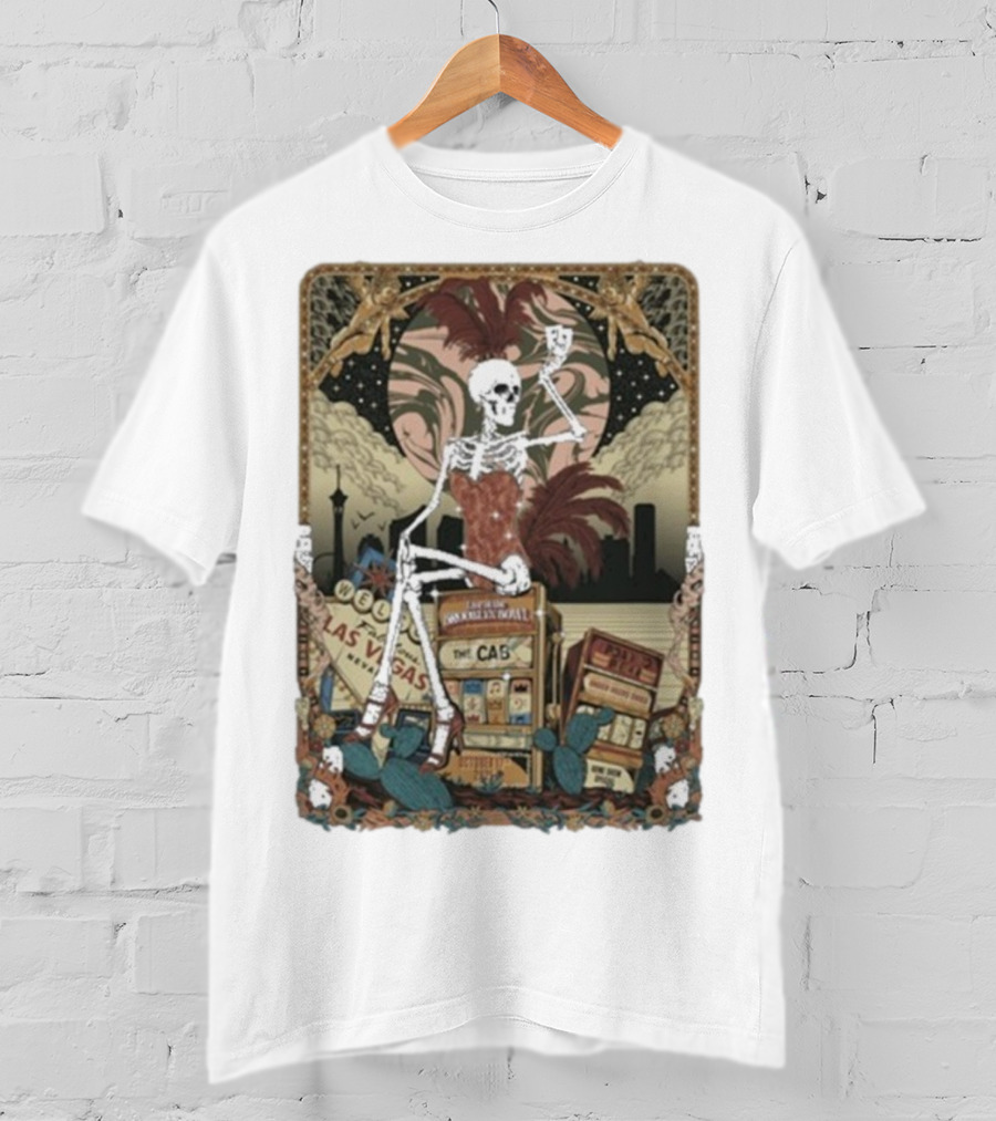 The Cab Welcome To Las Vegas Brooklyn Bowl NY 2025 Skeleton T-Shirt