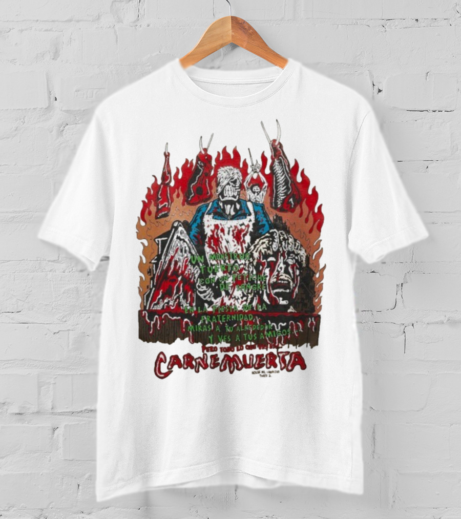 Carne Muerta Halloween Sangre Fraternidad Monstruo T-Shirt