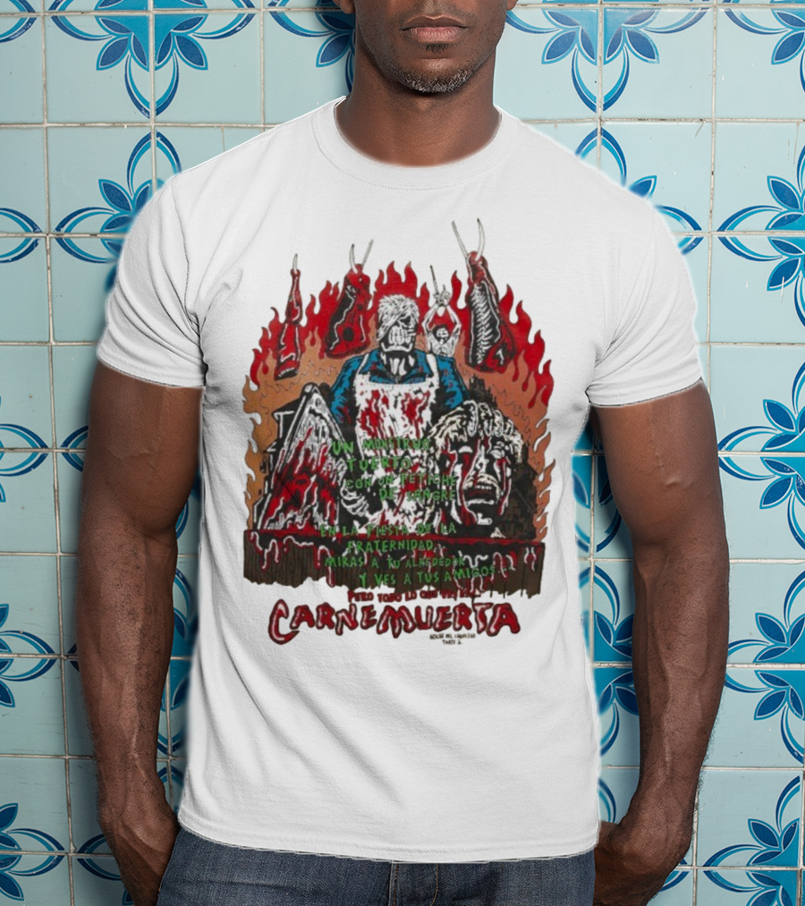 Carne Muerta Halloween Sangre Fraternidad Monstruo T-Shirt