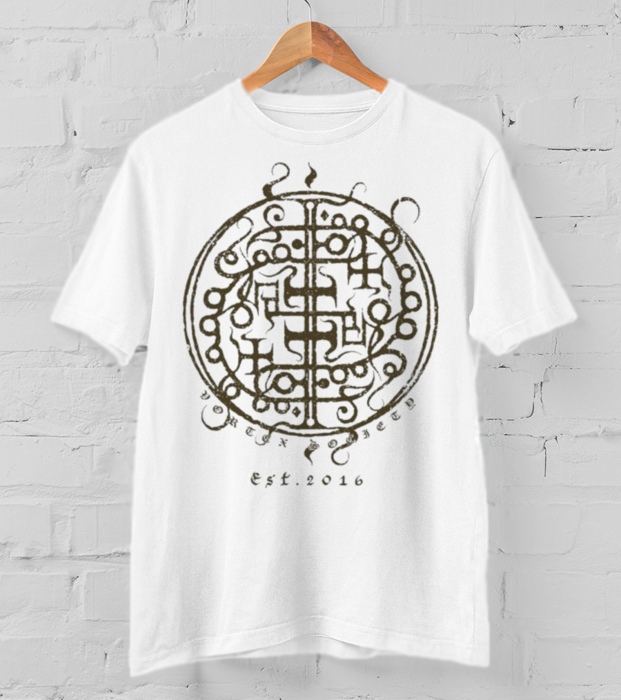 Gaerea Sigil Est. 2016 Circular Symbol Intricate Design T-Shirt