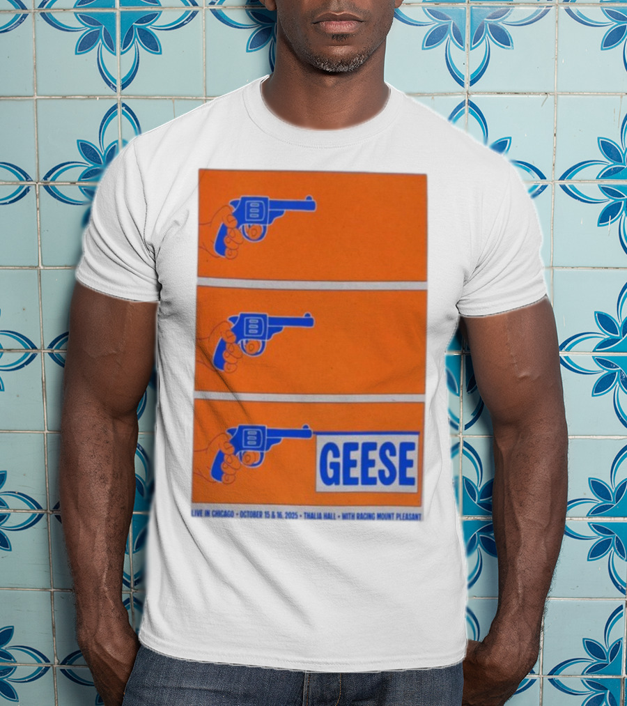 GEESE Live In Chicago Thalia Hall October 15 16 2025 Racing Mount Pleasant T-Shirt