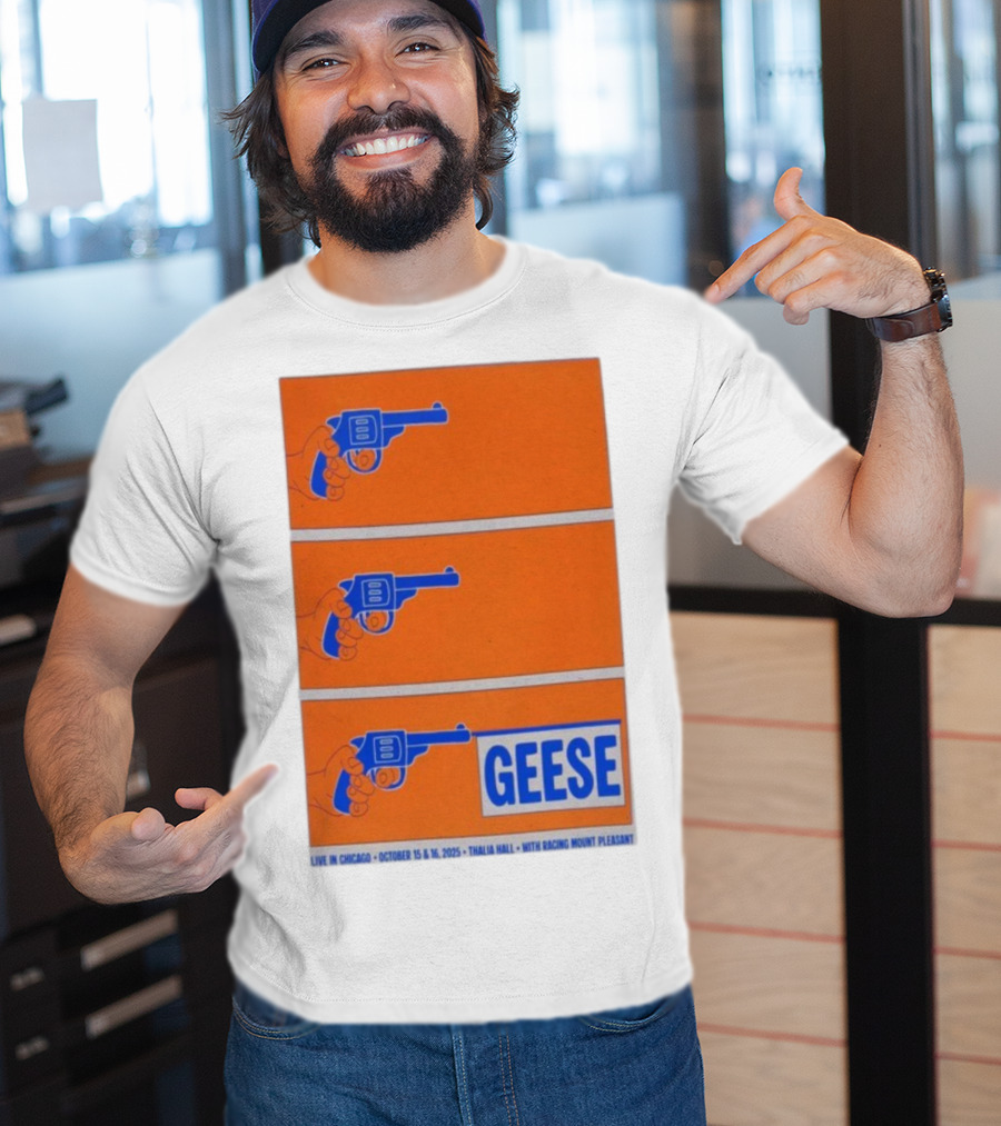 GEESE Live In Chicago Thalia Hall October 15 16 2025 Racing Mount Pleasant T-Shirt
