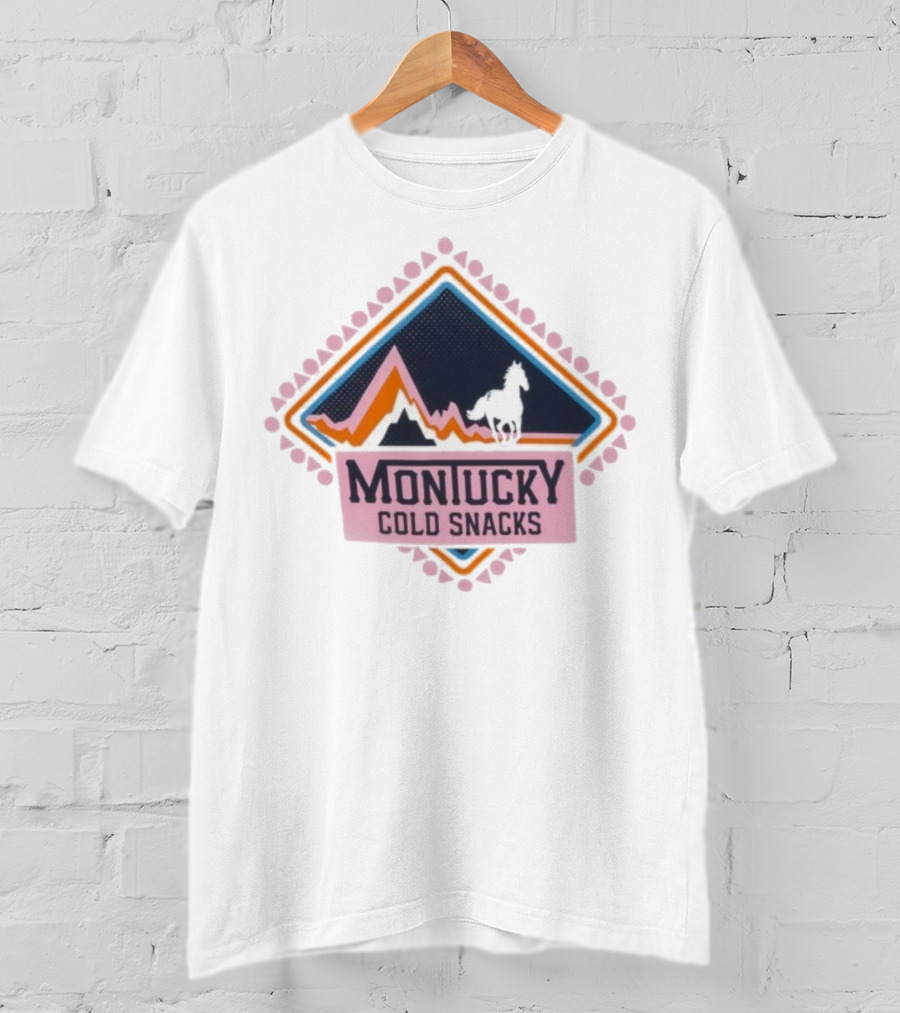 Montucky Cold Snacks Mountain Horse Diamond Scene T-Shirt