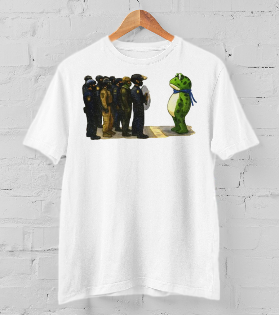 Portland Frog Protest Against ICE Deportation Resistance T-Shirt