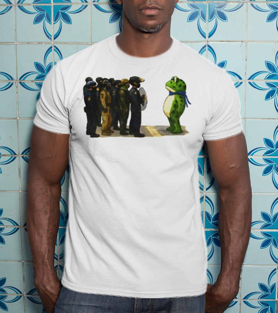 Portland Frog Protest Against ICE Deportation Resistance T-Shirt