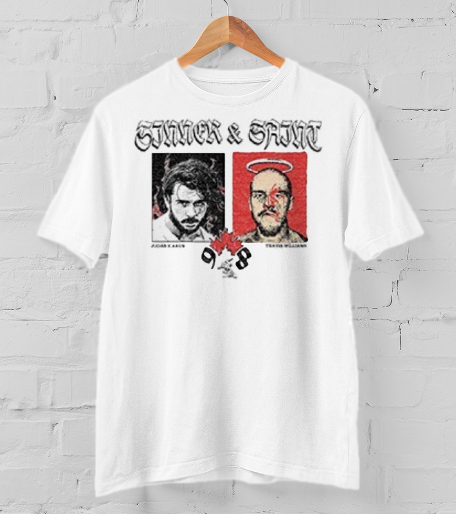 Sinner Saint Judas Icarus Travis Williams Canadian Wrestling Portraits T-Shirt