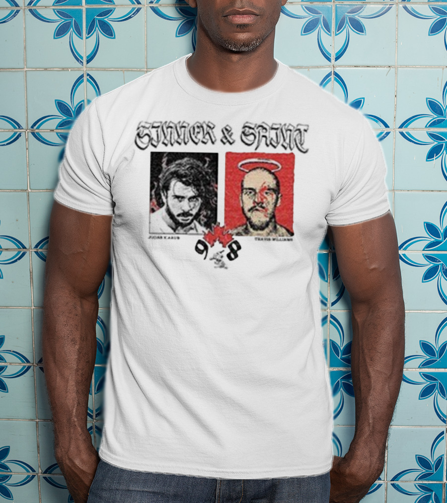 Sinner Saint Judas Icarus Travis Williams Canadian Wrestling Portraits T-Shirt