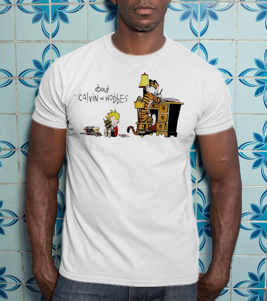About Calvin And Hobbes Comics Reading And Writing T-Shirt