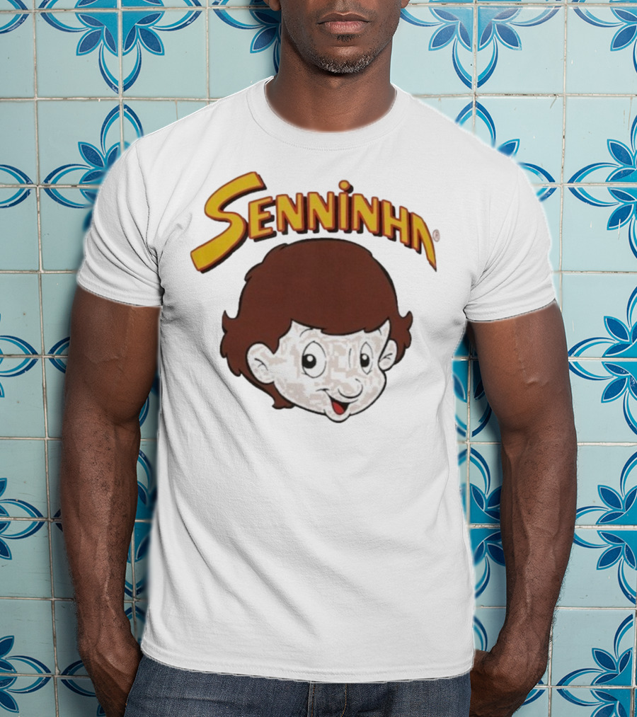 Senninha Ayrton Senna Character Merchandising T-Shirt