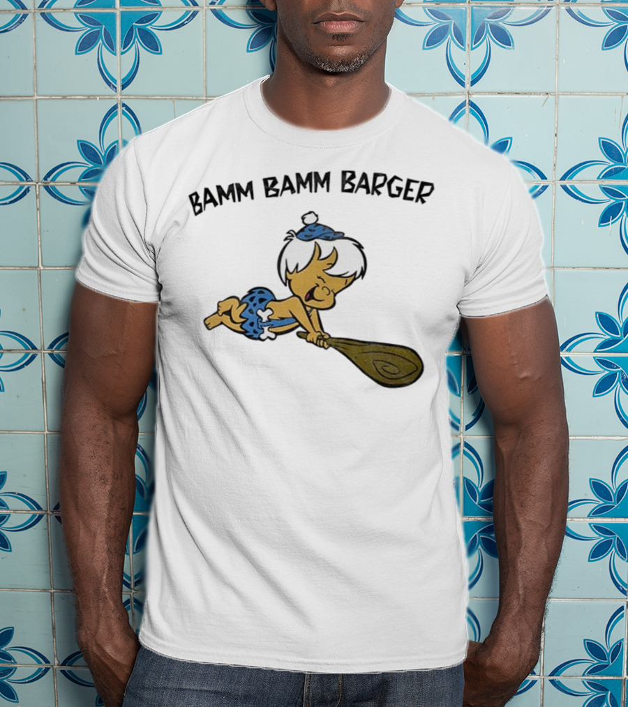 Bamm Bamm Barger The Flintstones Vintage Movie Icon T-Shirt