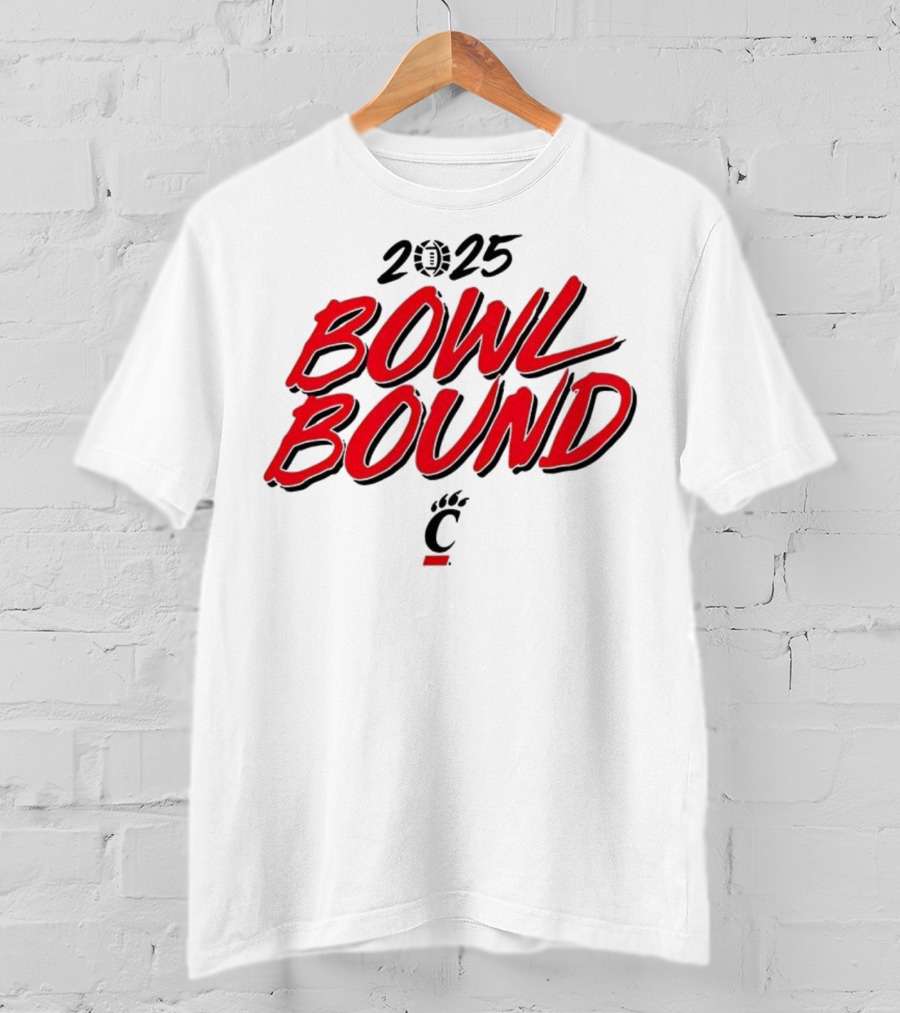 Cincinnati Bearcats 2025 Bowl Bound T-Shirt