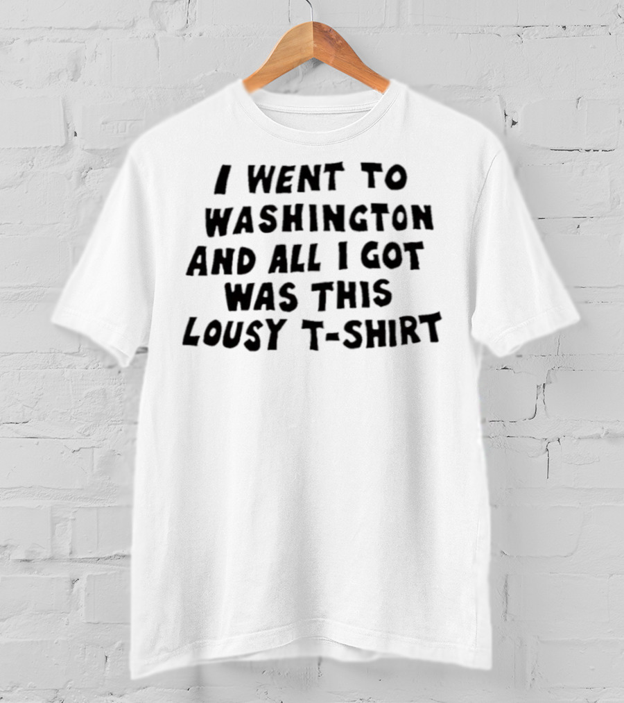 I Went To Washington And All I Got Was This Lousy T-Shirt