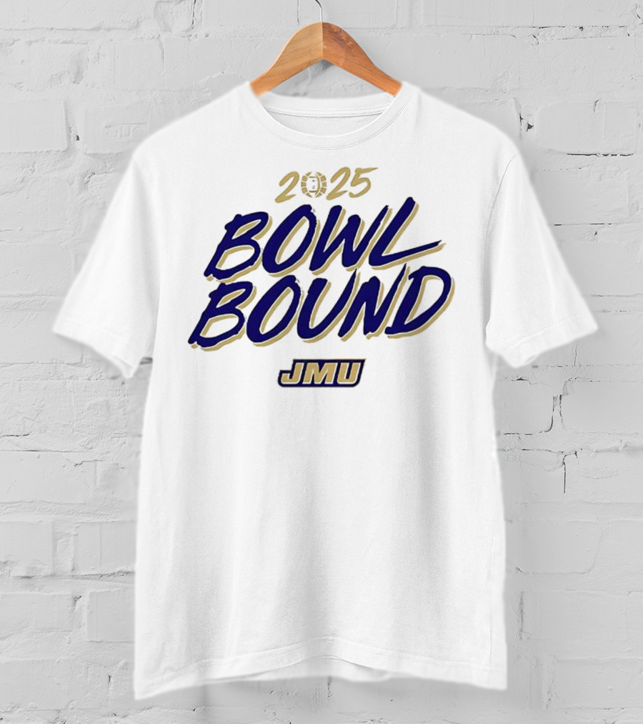 2025 Bowl Bound JMU James Madison Dukes T-Shirt
