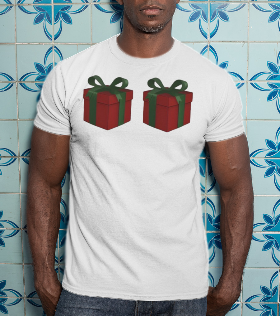 Just Here For The Presents Gifts Holiday Humor T-Shirt