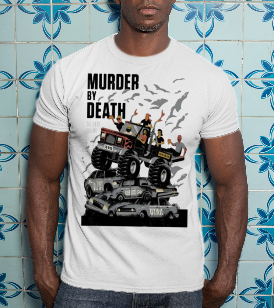 Murder By Death October 19 2025 Salt Lake City Tour Utah Depot Event Monster Truck Illustration T-Shirt