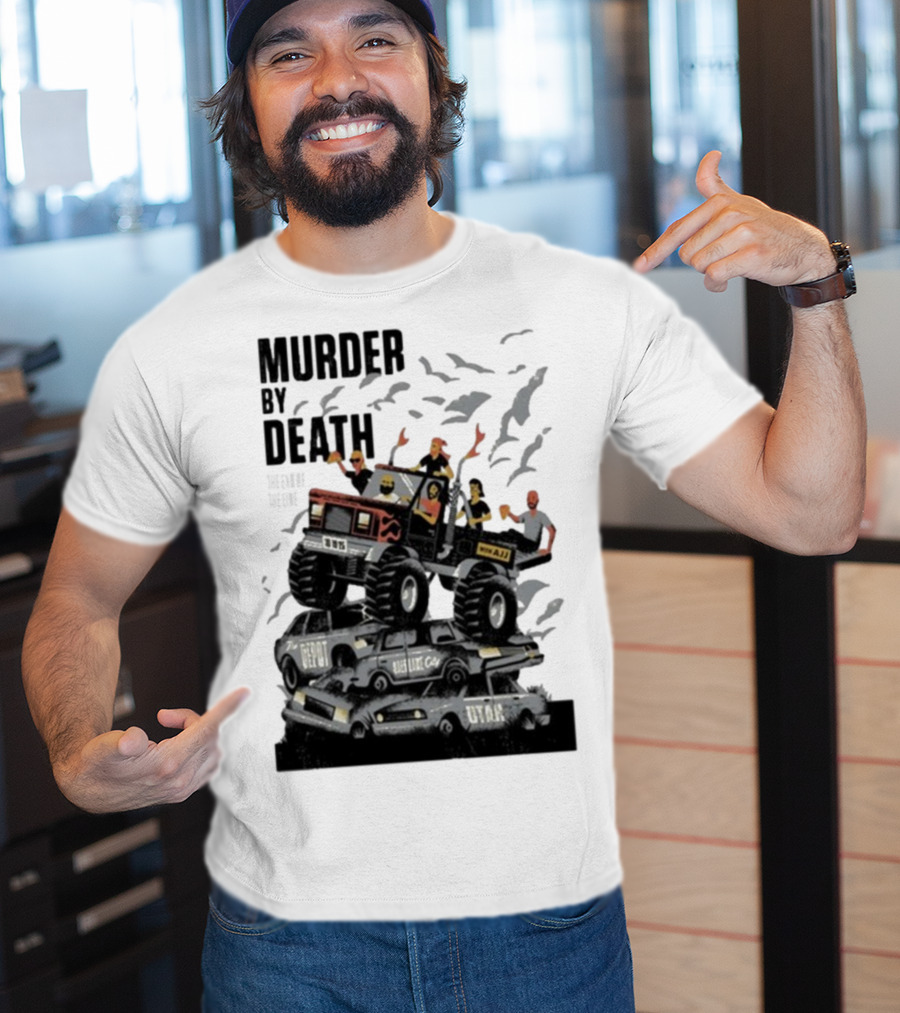Murder By Death October 19 2025 Salt Lake City Tour Utah Depot Event Monster Truck Illustration T-Shirt