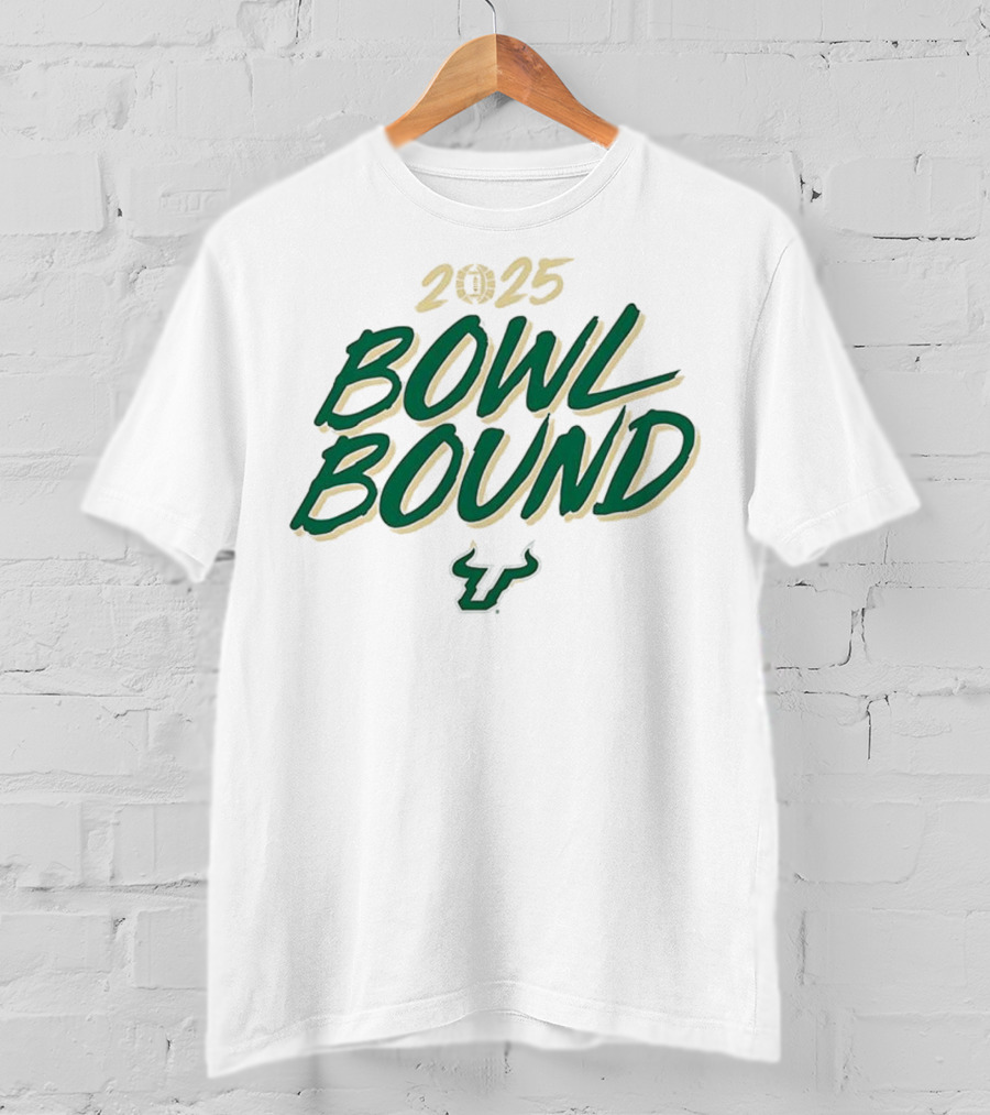 2025 Bowl Bound South Florida Bulls T-Shirt