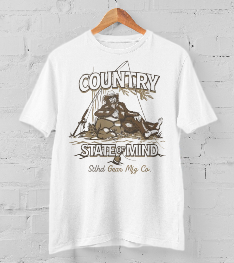 Country State Of Mind Stlhd Gear Mfg Co Fishing T-Shirt