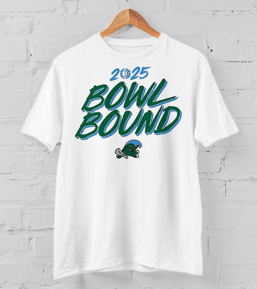 2025 Tulane Green Wave Bowl Bound T-Shirt