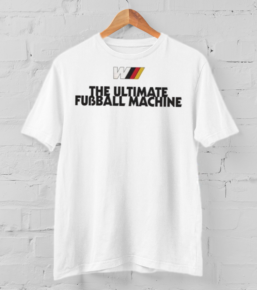 Ultimate Fußball Machine W Logo Germany Colors T-Shirt