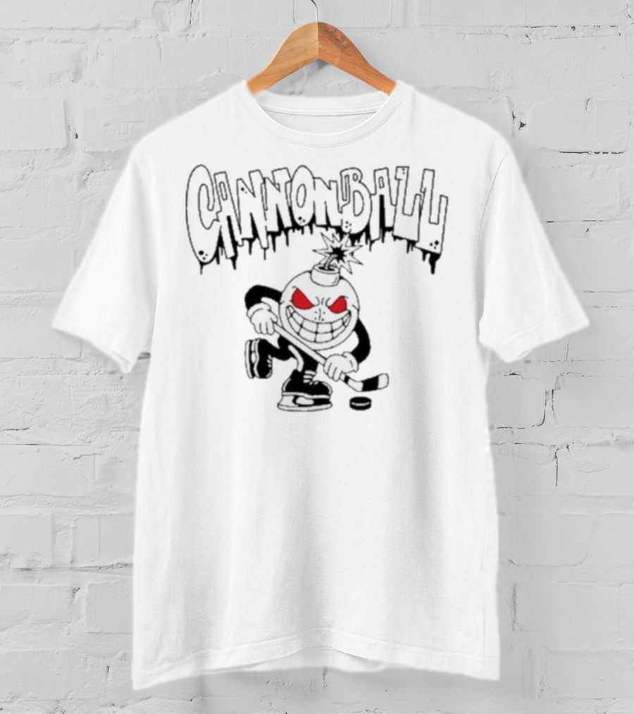 Youngblood Cannonball Hockey Bomb Character T-Shirt
