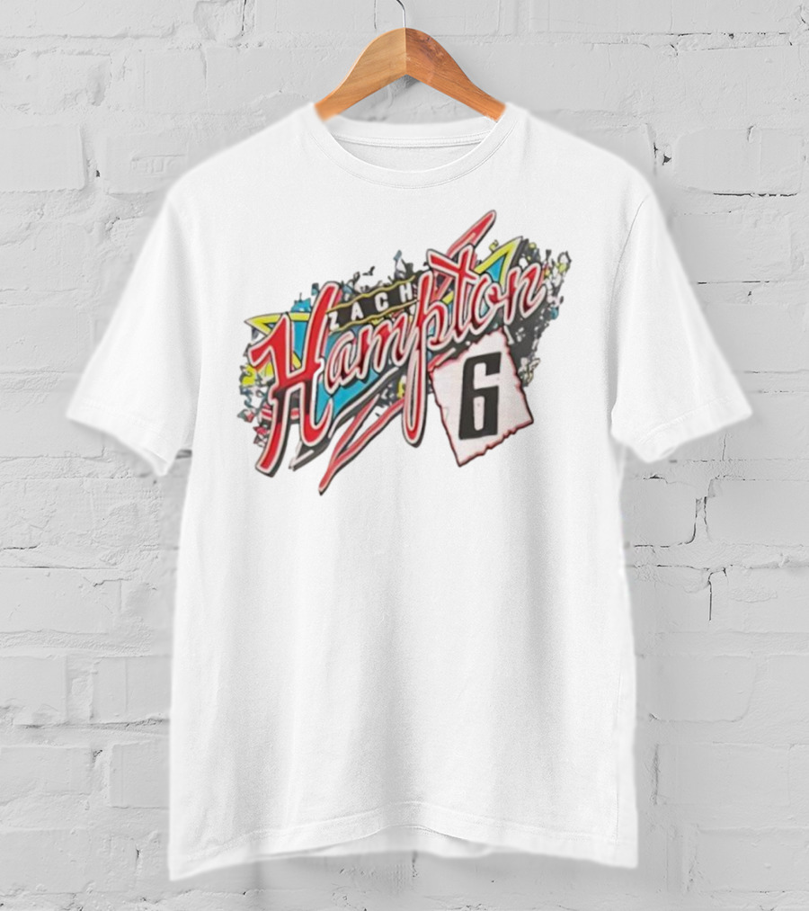 Zach Hampton 6 Vibrant Indiana Style Retro Graffiti T-Shirt