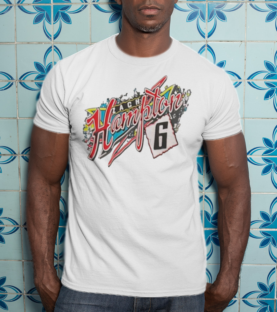 Zach Hampton 6 Vibrant Indiana Style Retro Graffiti T-Shirt