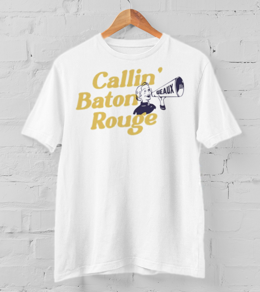Callin’ Baton Rouge Geaux Megaphone Icon T-Shirt