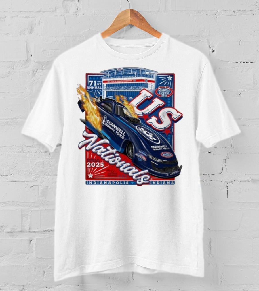 71st Annual Cornwell Quality Tools U.S. Nationals 2025 Indianapolis Raceway Park Indiana Event T-Shirt
