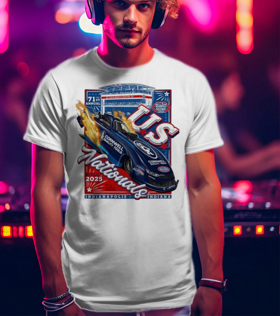 71st Annual Cornwell Quality Tools U.S. Nationals 2025 Indianapolis Raceway Park Indiana Event T-Shirt