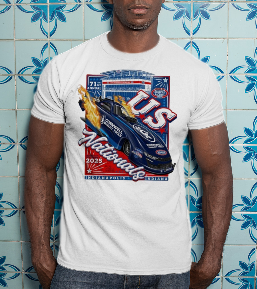 71st Annual Cornwell Quality Tools U.S. Nationals 2025 Indianapolis Raceway Park Indiana Event T-Shirt