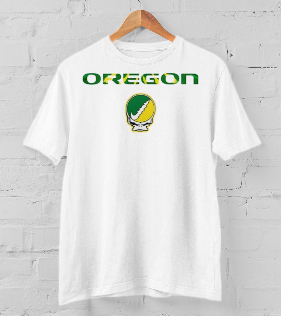 Grateful Dead Oregon Skull Flash Ducks T-Shirt