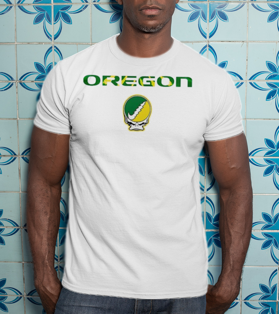 Grateful Dead Oregon Skull Flash Ducks T-Shirt