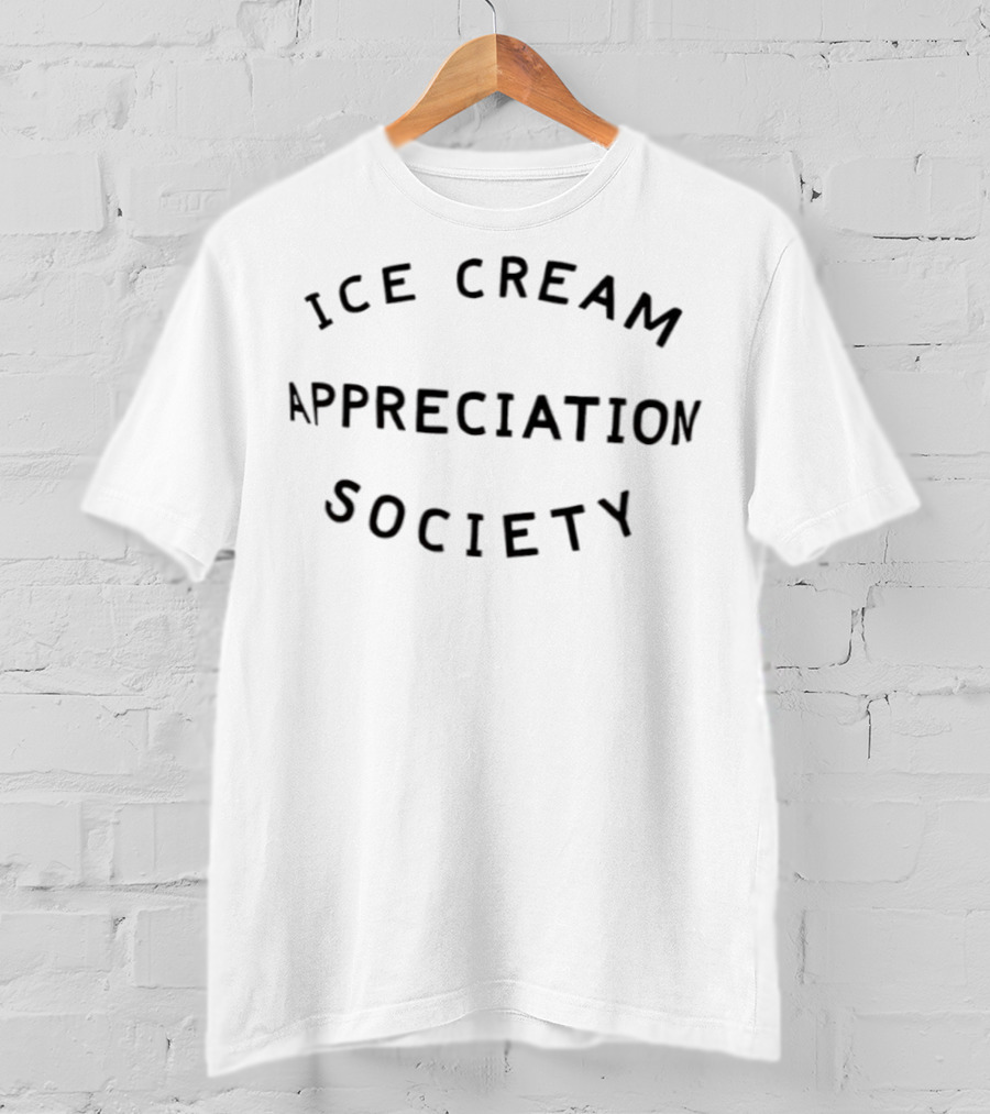 Ice Cream Appreciation Society Classic Membership Emblem T-Shirt
