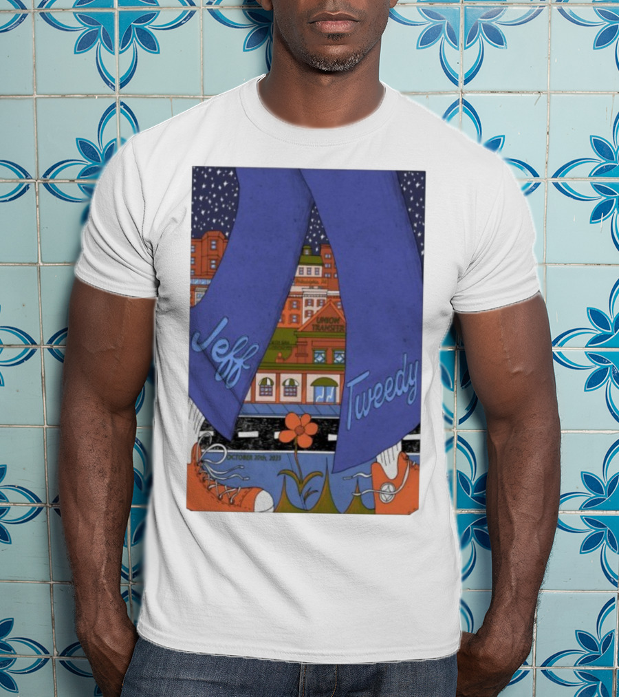 Jeff Tweedy October 20 2025 Union Transfer Retro Concert Design T-Shirt