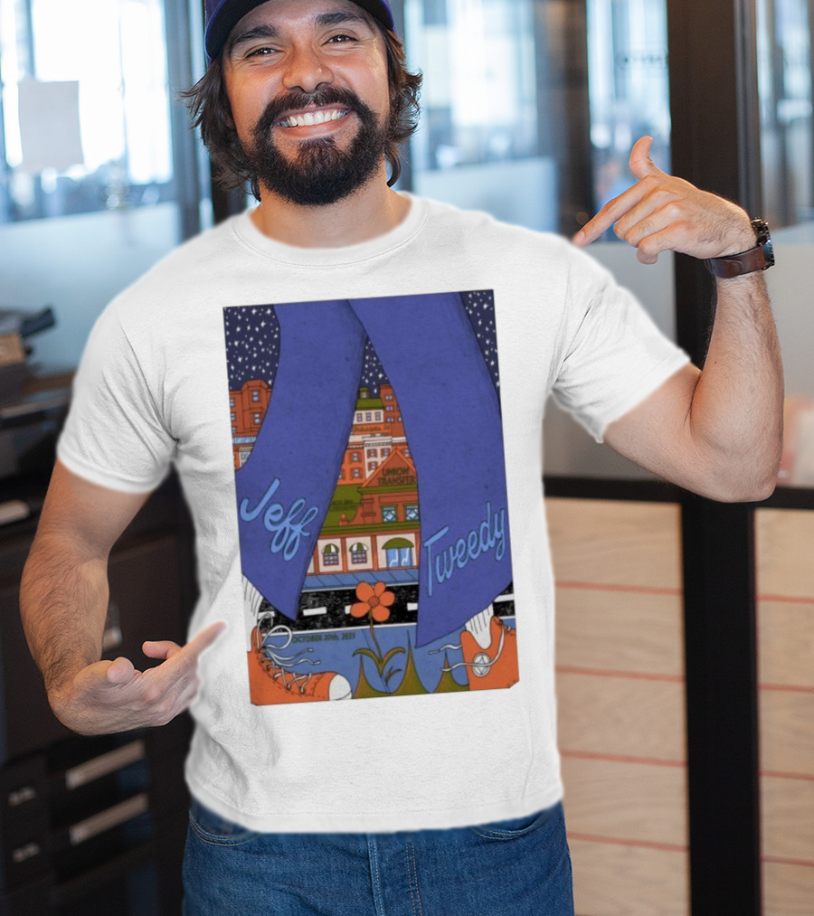 Jeff Tweedy October 20 2025 Union Transfer Retro Concert Design T-Shirt
