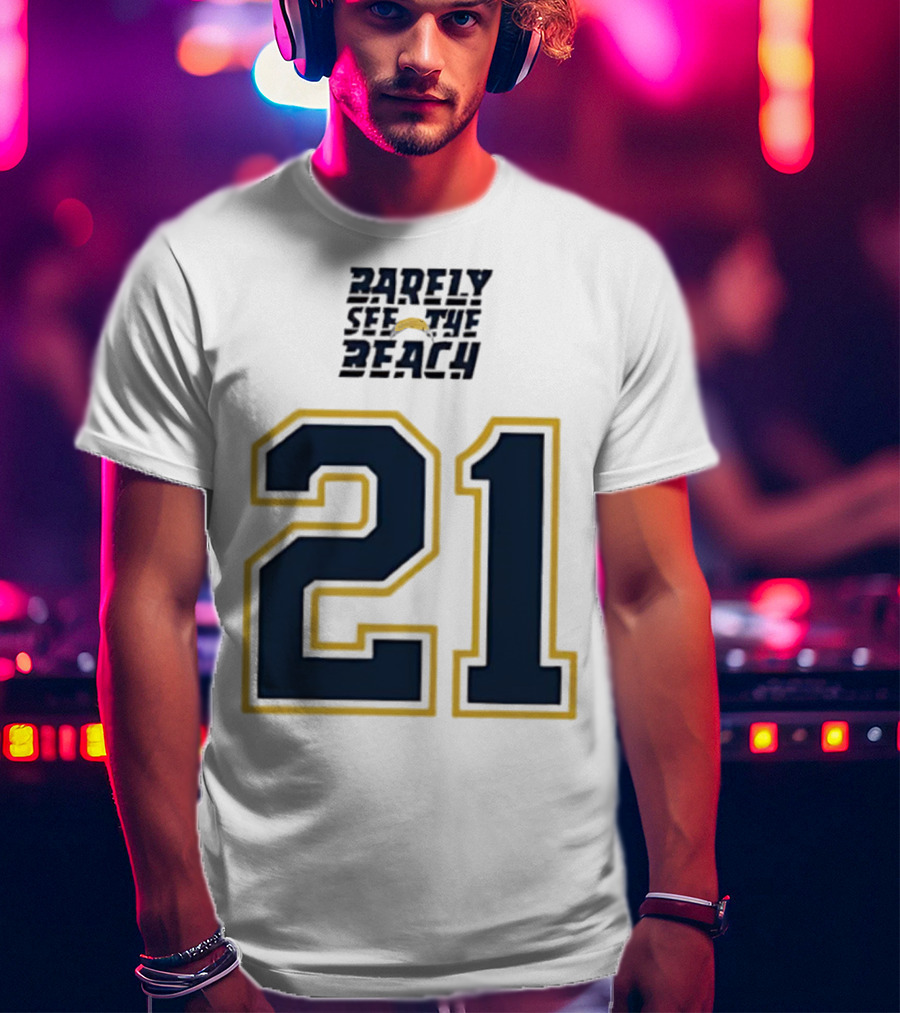 LaDainian Tomlinson San Diego Chargers 21 Barely See The Beach T-Shirt