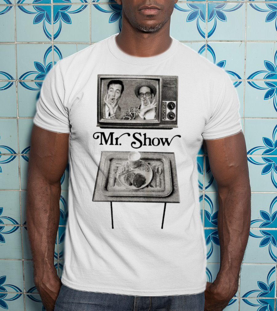 Mr. Show Vintage TV Dinner Tray Illustration T-Shirt