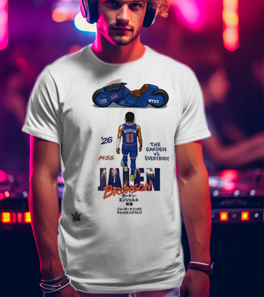 New York Knicks Jalen Brunson NYKX The Garden Vs Everybody T-Shirt