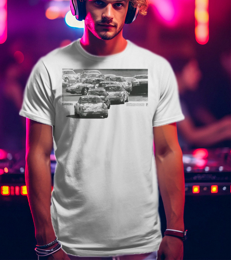 Period Correct Carrera Car Rennen DTM Labatt Euroteam Automobil 1992 1993 Classic Retro Racing Scene T-Shirt