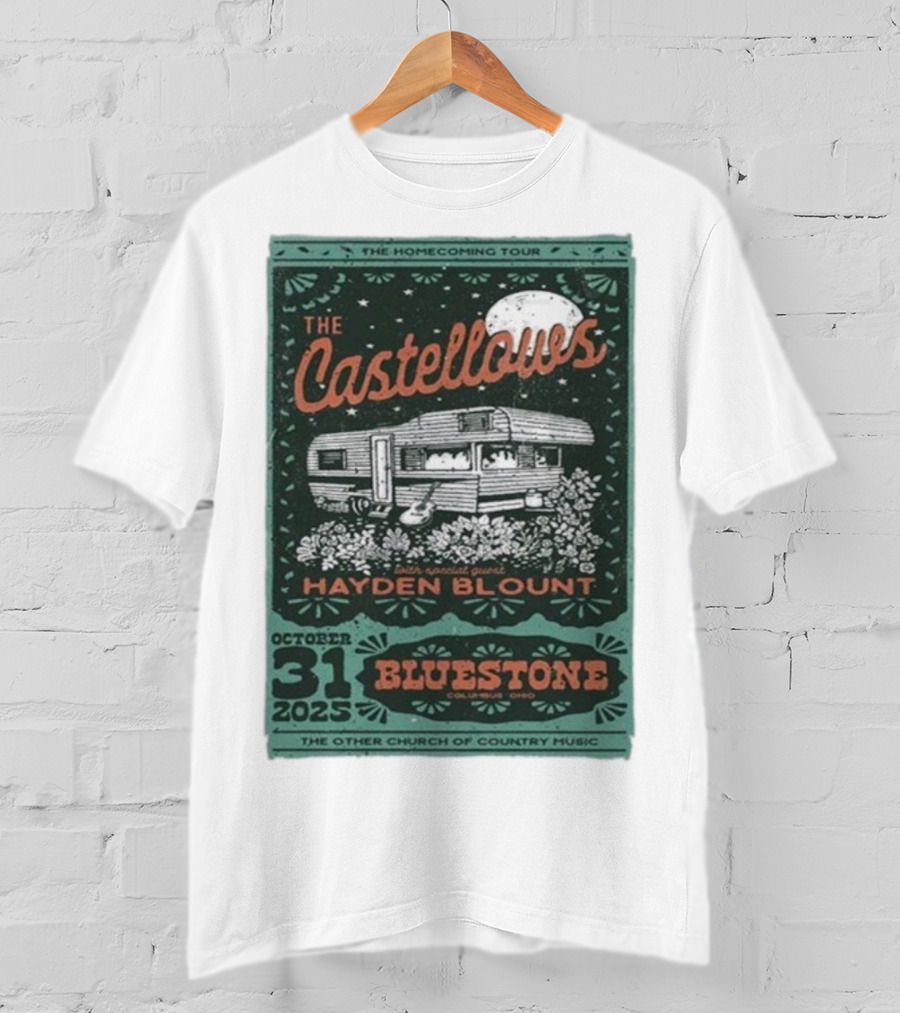 The Castellows Homecoming Tour Hayden Blount Bluestone Columbus October 31 2025 T-Shirt