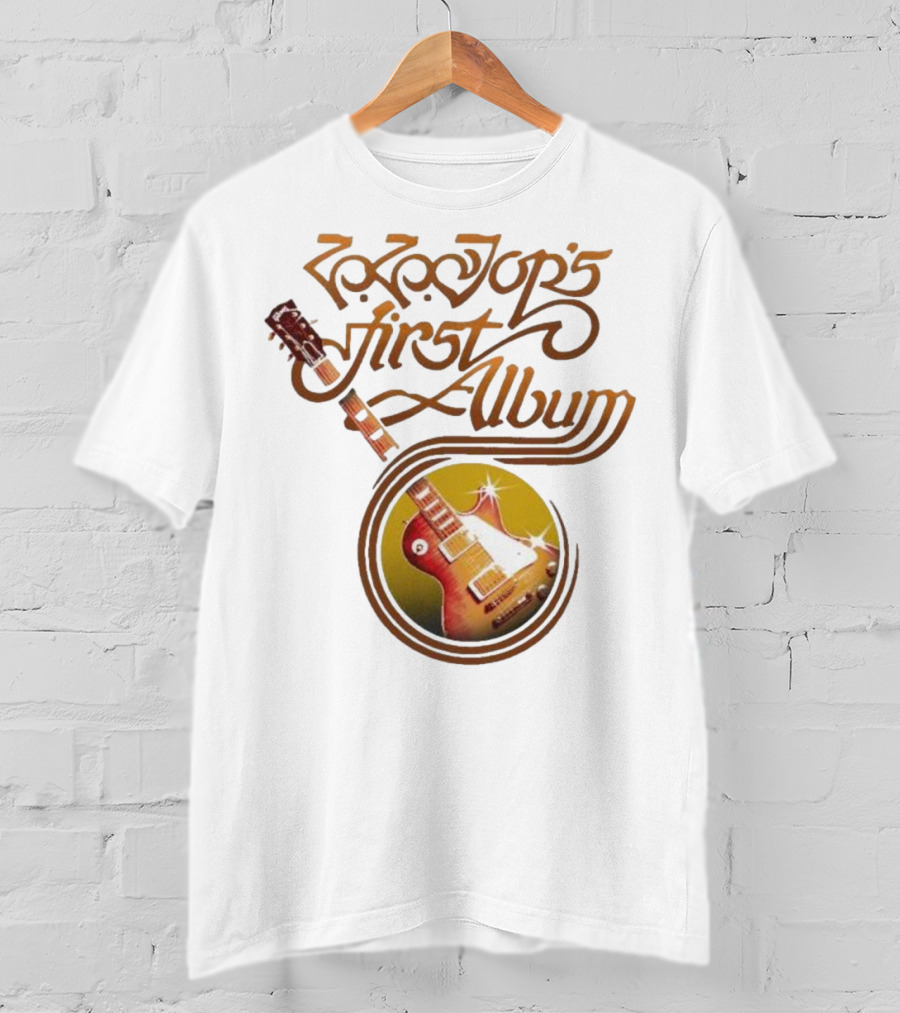 ZZ Top's First Album Guitar Art Retro Style T-Shirt