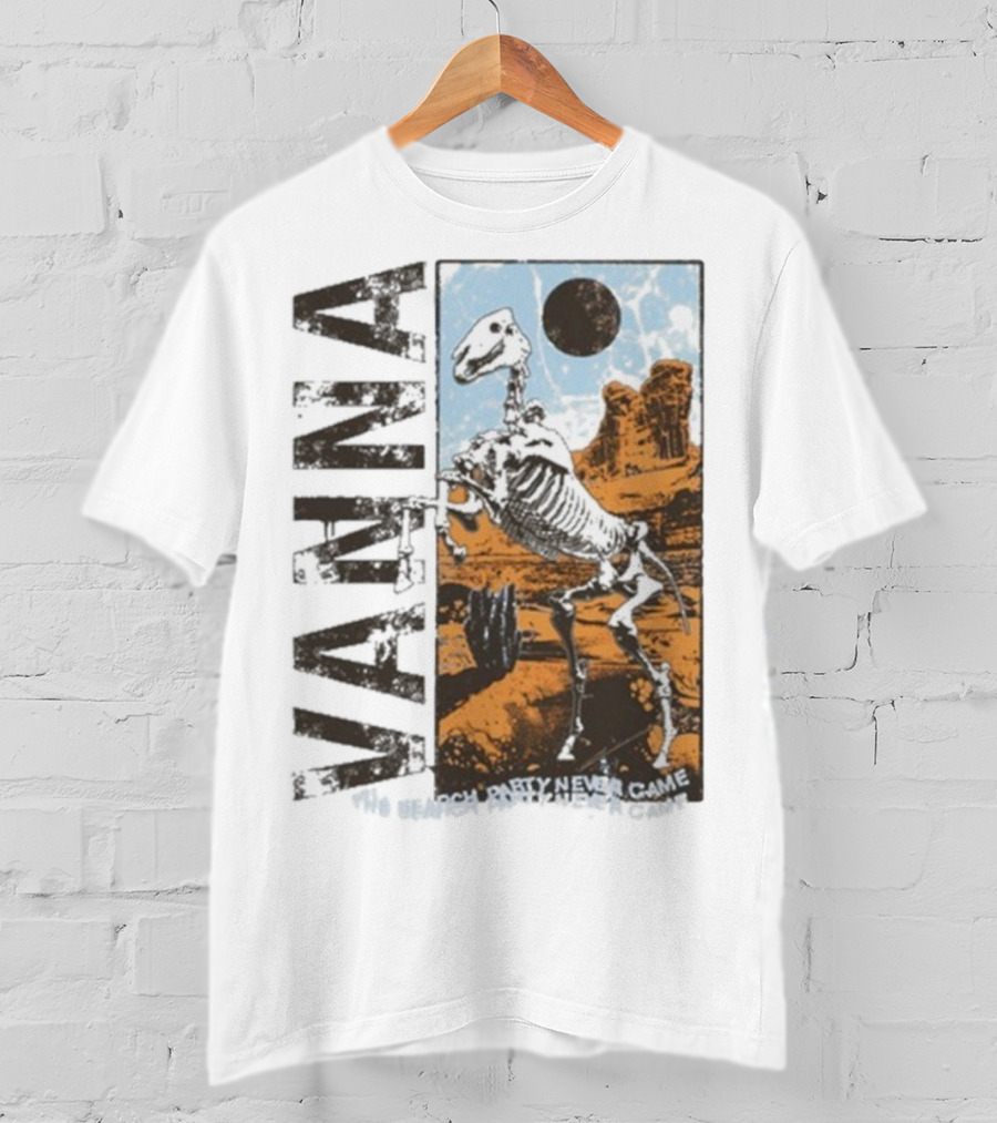 Vanna The Search Party Never Came Skeleton Desert Landscape T-Shirt