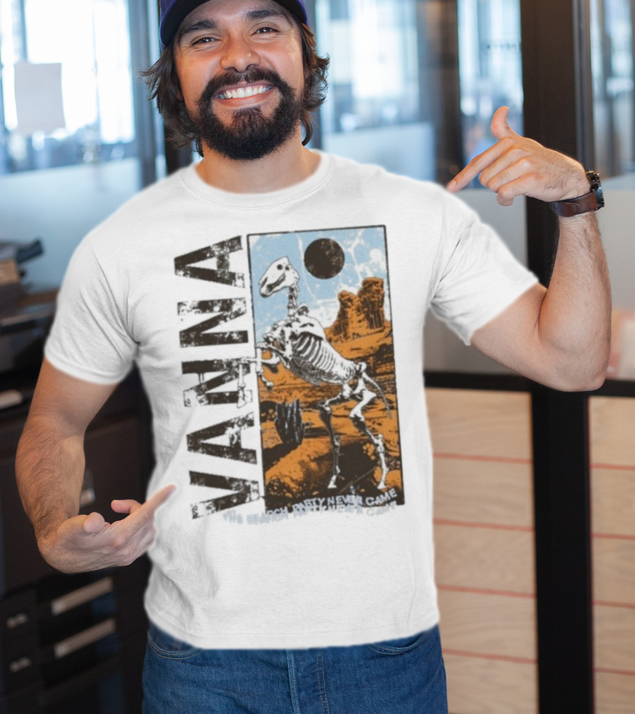 Vanna The Search Party Never Came Skeleton Desert Landscape T-Shirt