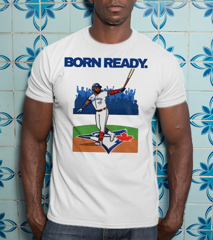 Vladimir Guerrero Jr. Born Ready Toronto Blue Jays MLB Baseball Player T-Shirt