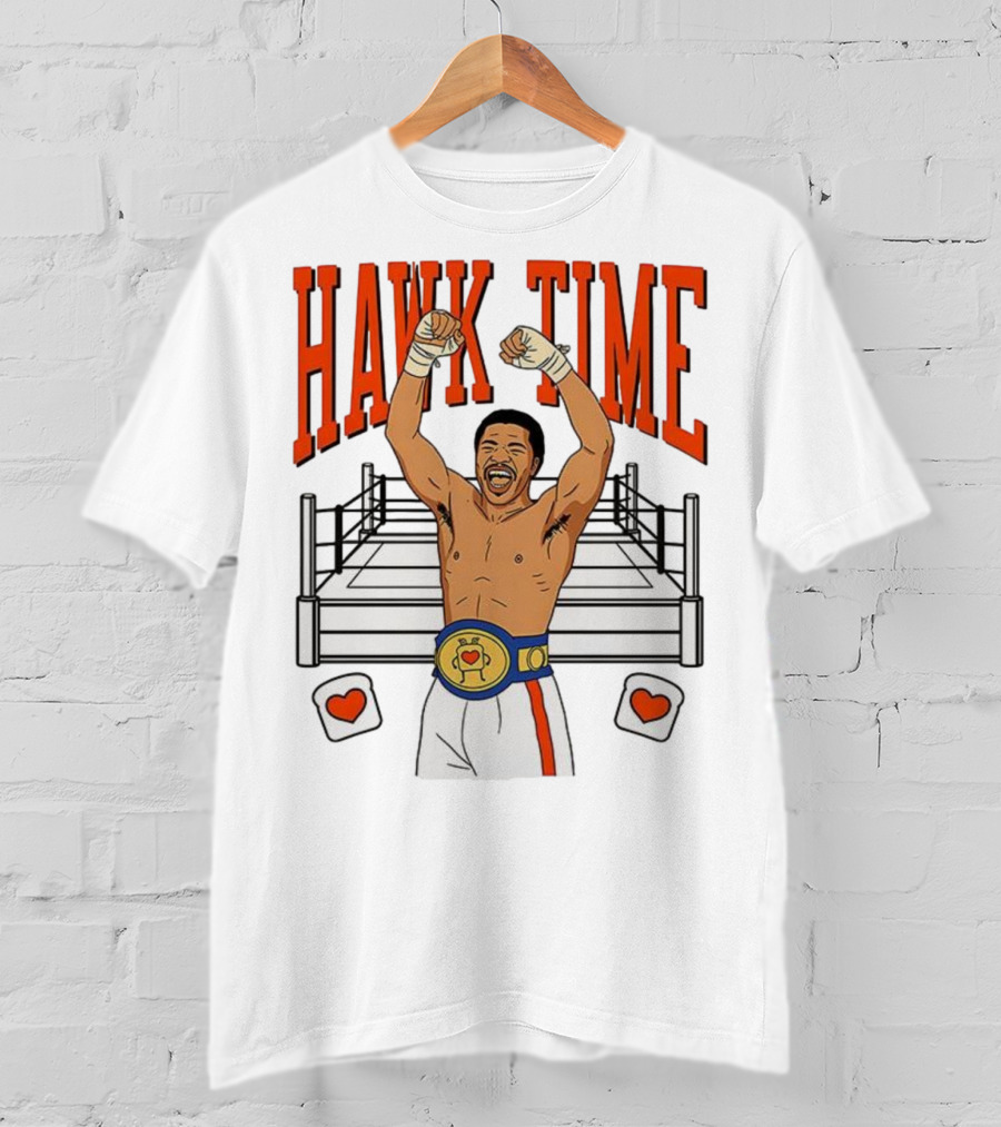 Hawk Time Aaron Pryor Champion Boxer Ring Victory T-Shirt